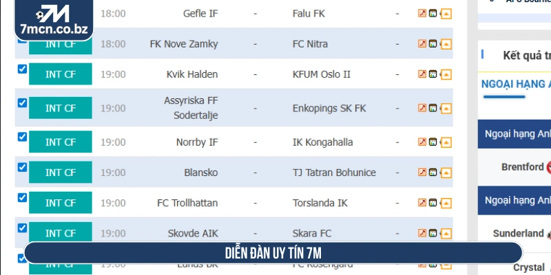 Diễn đàn uy tín 7M 